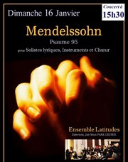 Mendelssohn : Psaume 95 Eglise Notre Dame de la Salette Affiche