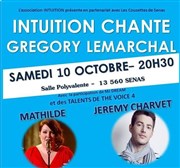 Intuition chante Gregory Lemarchal Salle polyvalente de Senas Affiche