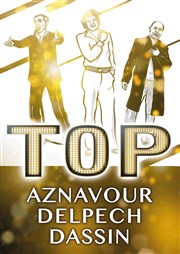 Top Aznavour Delpech Dassin Salle polyvalente de Caromb Affiche