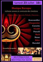 Musique Baroque : richesse sonore et contraste des émotions glise St Philippe du Roule Affiche