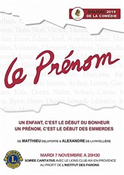 Le Prénom | soirée caritative La Comédie d'Aix Affiche