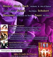 Récital : Soprano, Piano et Flute traversière Eglise Saint Andr de l'Europe Affiche
