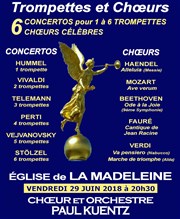 Trompettes et choeurs Eglise de la Madeleine Affiche