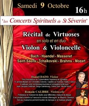 Récital de Virtuoses, Violon & Violoncelle en solo et duo Eglise Saint Sverin Affiche