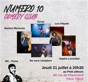 Numéro dix Comedy Club Le Petit Ailleurs Affiche
