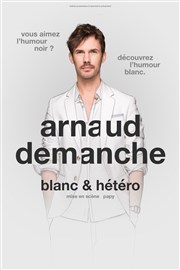 Arnaud Demanche dans Blanc et hétéro Thtre le Tribunal Affiche