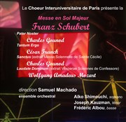 Schubert, Gounod, Mozart : Concert du Choeur Interuniversitaire de Paris Fondation des Etats Unis Affiche