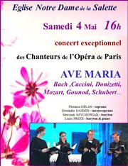 Concert exceptionnel des Chanteurs de l'Opéra de Paris Eglise Notre Dame de la Salette Affiche