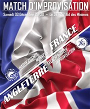 Match d'Improvisation : France vs Angleterre Caf Thtre Le 57 Affiche