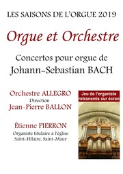 Les concertos pour orgue de Bach Cathdrale Saint-Louis Affiche