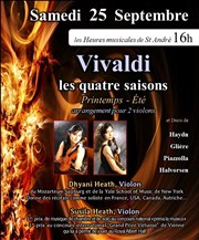 Vivaldi, les quatre saisons : version pour 2 violons Eglise Saint Andr de l'Europe Affiche