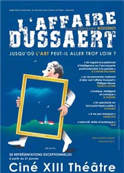 L'affaire Dussaert Théâtre Lepic Affiche