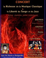 Musique Classique et Tango Eglise Sainte Marie des Batignolles Affiche