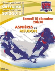 Hockey sur glace division 2 : 9ème journée de championnat | Asnières vs Meudon La patinoire Olympique d'Asnires Affiche