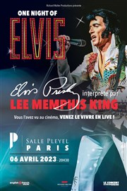 One Night of Elvis Salle Pleyel Affiche