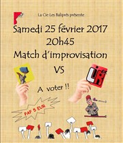 Match d'improvisation théâtral Salle Jacques Prvert Affiche
