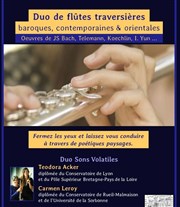 Duo de flûtes traversières : Baroques, contemporaines et orientales Eglise Notre Dame de la Salette Affiche