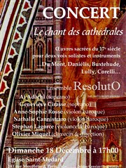 Ensemble ResolutO : Le chant des cathédrales Eglise Saint Mdard Affiche