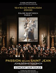 Concert sur toiles : Passion selon Saint Jean de Bach Eglise Saint Roch Affiche