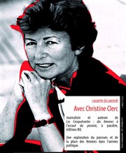 Causerie avec Christine Clerc Espace Andr Malraux Affiche