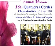 Quatuors à Cordes : Chostakovitch etc... Eglise Saint Andr de l'Europe Affiche