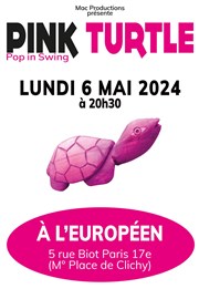 Pink Turtle : Pop in swing L'Europen Affiche
