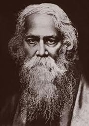 Hommage à Rabindranath Tagore Centre Mandapa Affiche
