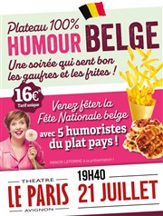 Plateau Humour 100% Belge Le Paris - salle 3 Affiche