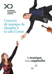 Entre musique savante et populaire Salle Cortot Affiche