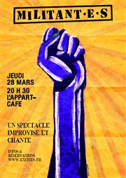 Les excités dans Militant.e.s L'Appart Café - Café Théâtre Affiche