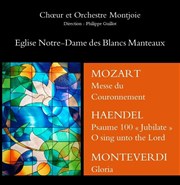 Mozart / Haendel / Monteverdi Eglise Notre Dame des Blancs Manteaux Affiche