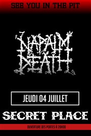 Napalm Death + Acod + Maniac Secret Place Affiche
