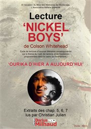 Nickel Boys de Colson Whitehead - Lecture Théâtre Darius Milhaud Affiche