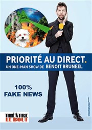 Benoit Bruneel dans Priorité au direct Thtre Le Bout Affiche