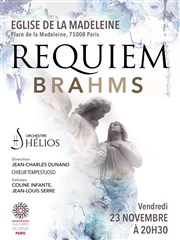 Requiem de Brahms Eglise de la Madeleine Affiche