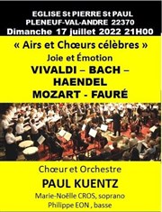 Paul Kuentz : Choeur & orchestre | Pléneuf Eglise Saint Pierre et Saint Paul Affiche