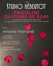 Pasolini en forme de rose Studio Hebertot Affiche