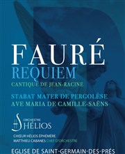 Requiem de Fauré, Stabat Mater de Pergolèse, Ave-Marie de Saint Saëns, Cantique de Jean-Racine de Fauré Eglise Saint Germain des Prs Affiche