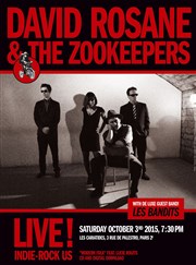 David Rosane & The Zookeepers + Les BanDits + David & The Revolution Les Cariatides Affiche