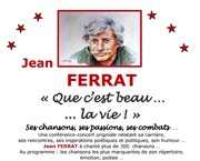 Jean Ferrat - Que la vie est belle Cercle Bernard Lazare Affiche