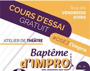 Baptême d'improvisation théâtrale Ecole Improvidence Lyon Affiche
