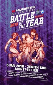 Monster Blaster Battle of the Year France 2018 Znith Sud Affiche
