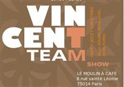 Vincent Team Show | Happy Jazzy Christmas Le Moulin  Caf Affiche