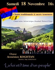 Choeur Arménien : Chants Traditionnels et Sacrés Arméniens Eglise Sainte Marie des Batignolles Affiche