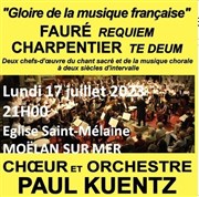 Choeur et Orchestre Paul Kuentz : Faure Requiem / Charpentier Te Deum | Moëlan sur Mer Eglise Sainte Melaine Affiche