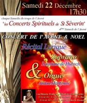Concert de l' Avent & Noël Eglise Saint Sverin Affiche