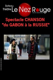 Du Gabon à la Russie Le Nez Rouge Affiche