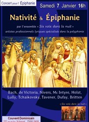 Concert pour la Nativité & l'Épiphanie Couvent de l'Annonciation Affiche