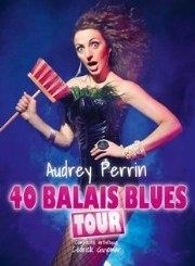 Audrey Perrin dans 40 balais blues tour Thtre du Petit Merlan Affiche