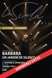 Un jardin de silence La Scala Paris - Grande Salle Affiche